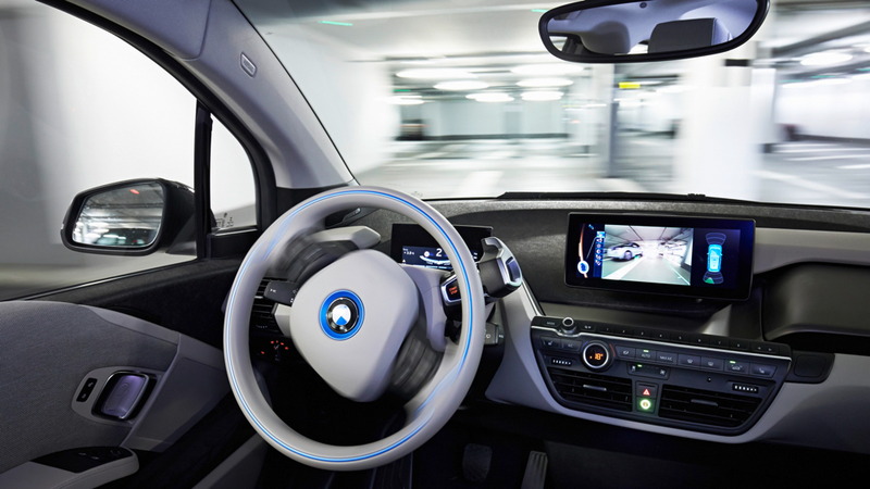 Illustration for article titled BMW Made A Car That Parks Itself By Talking To Your Watch